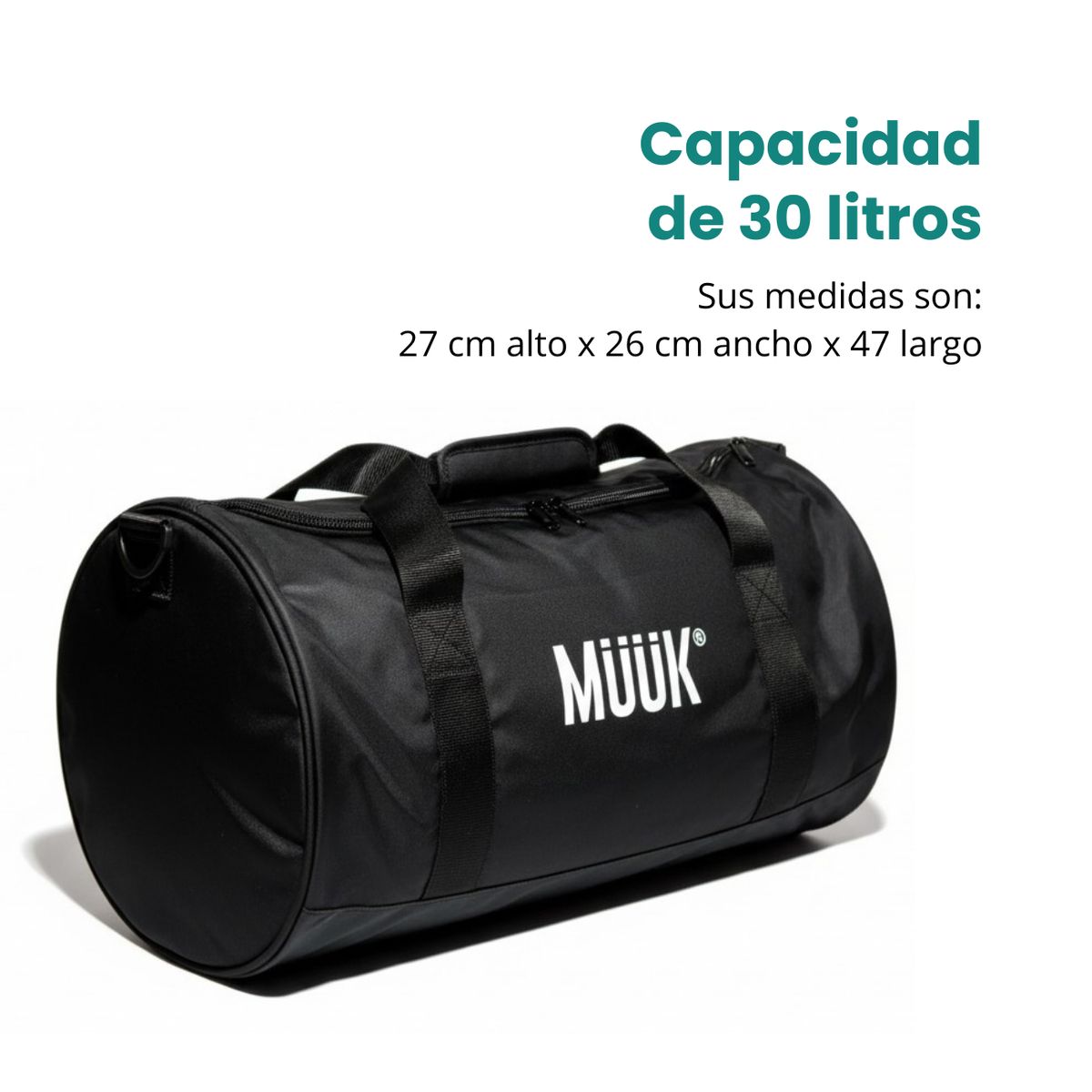 MUUK - BOLSO CIRCULAR PORTAEQUIPO MUUK 30 lts