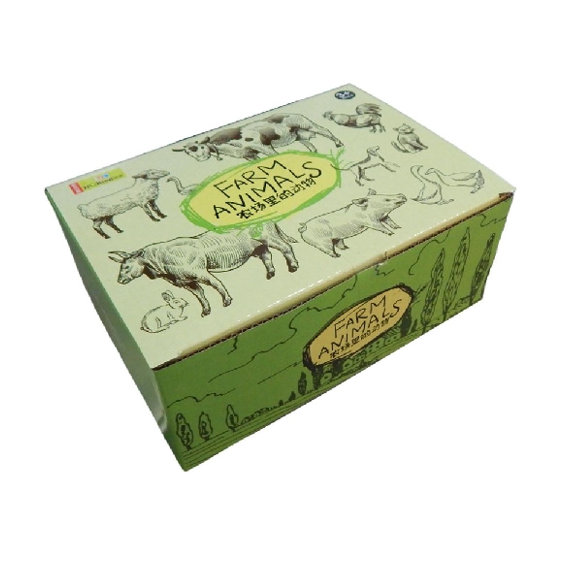 GENERICO - SET DE 6 ANIMALES DE GOMA BLANDA CHICOS