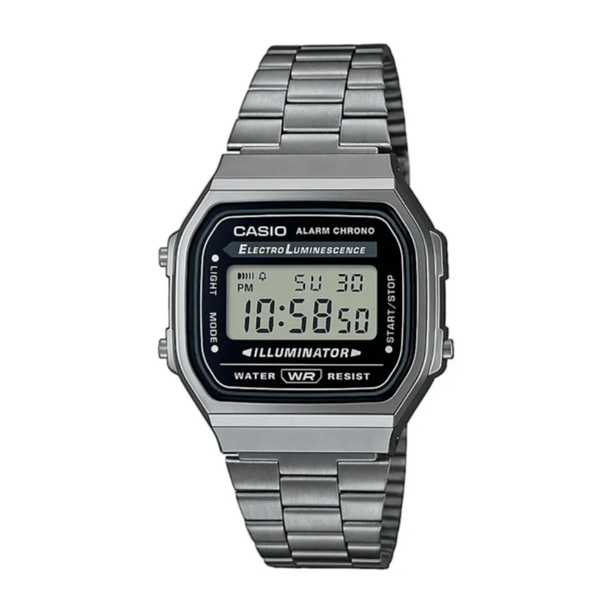 CASIO - RELOJ CASIO A168WGG-1ADF PLATEADO VINTAGE