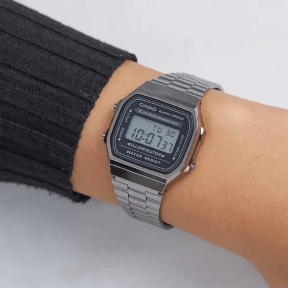 CASIO - RELOJ CASIO A168WGG-1ADF PLATEADO VINTAGE