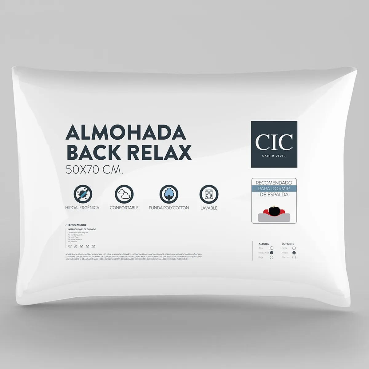 CIC - Almohada Cic Microfibra 2 Plazas