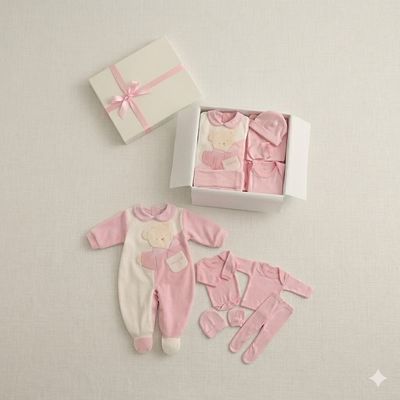 Imagen 2 del producto Regalo Bebé Ajuar+ Enterito 100%algodón Colores Chile- Envío Gratis.