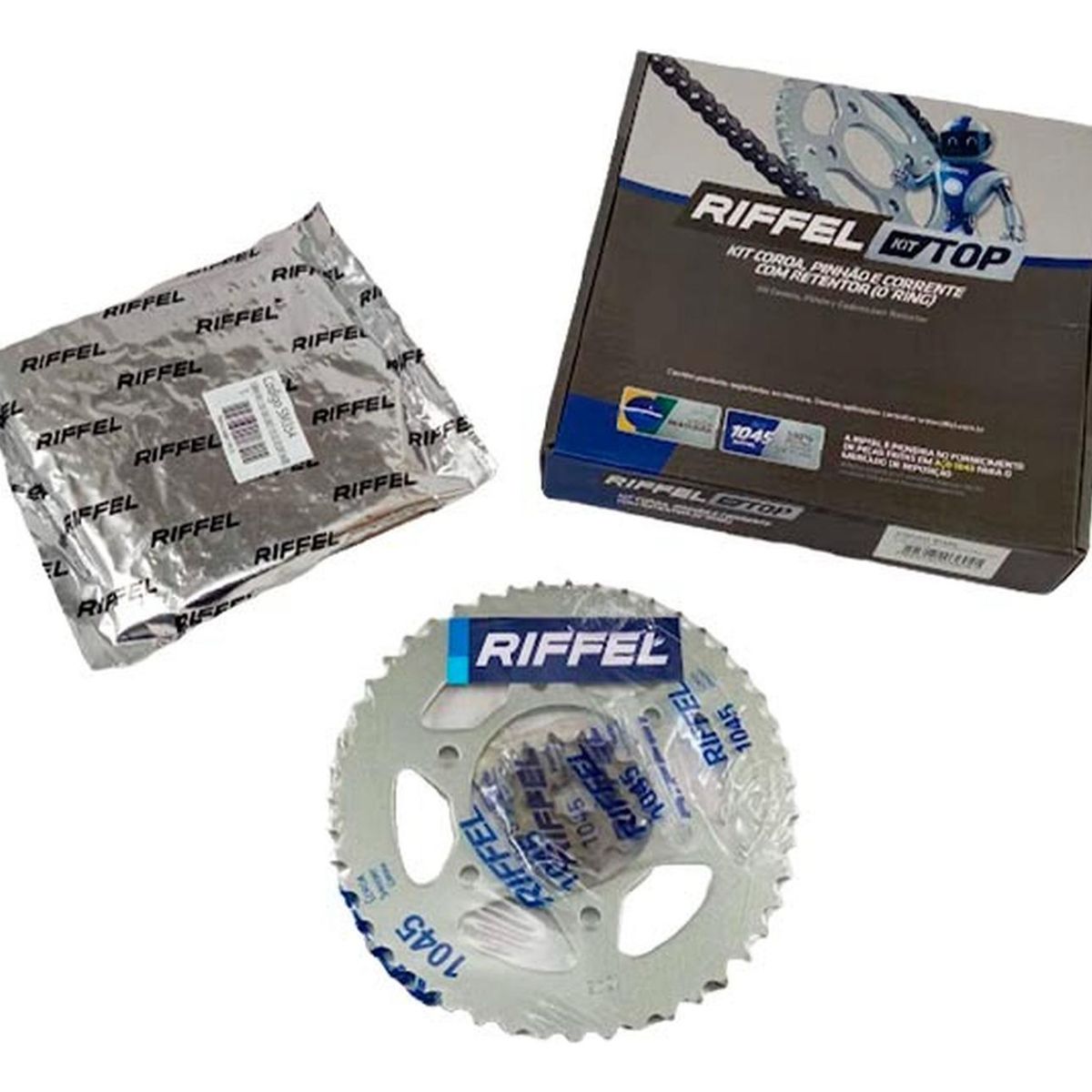 GENERICO - Kit Transmision Moto Honda Crf 250l Cadena Con Oring Dorada