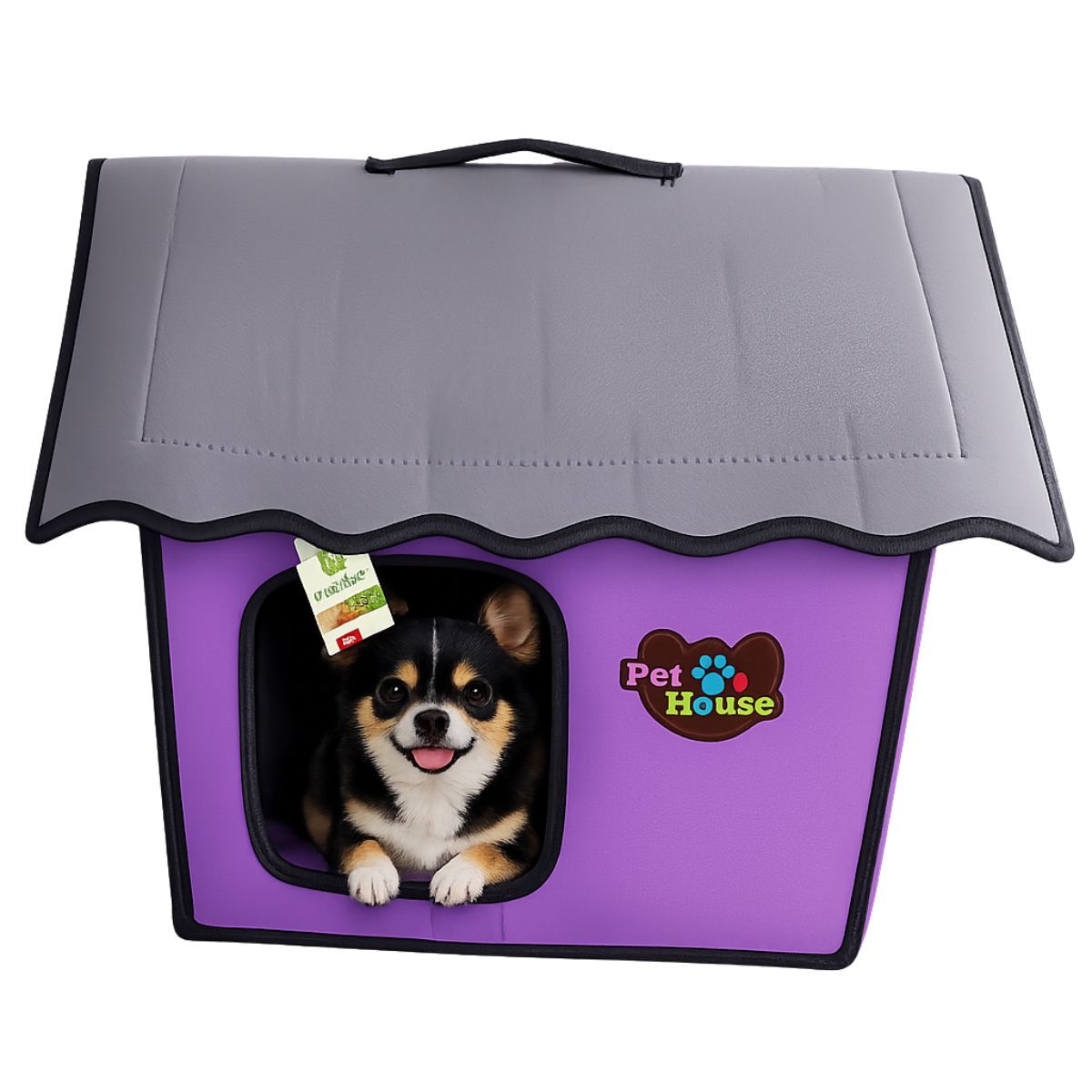 GENERICO - Casa cama plegable de mascotas perro o gato LILA