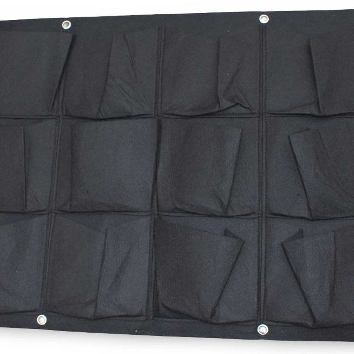 GENERICO - Jardin Horizontal huerto urbano balcon terraza mural exterior de geotextil 18 bolsillos