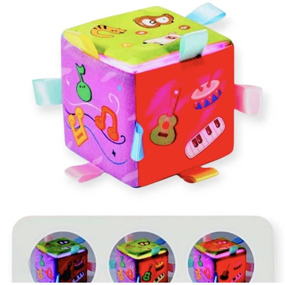GENERICO - Cubo De Actividades Musical Para Bebes Juego Cognitivo