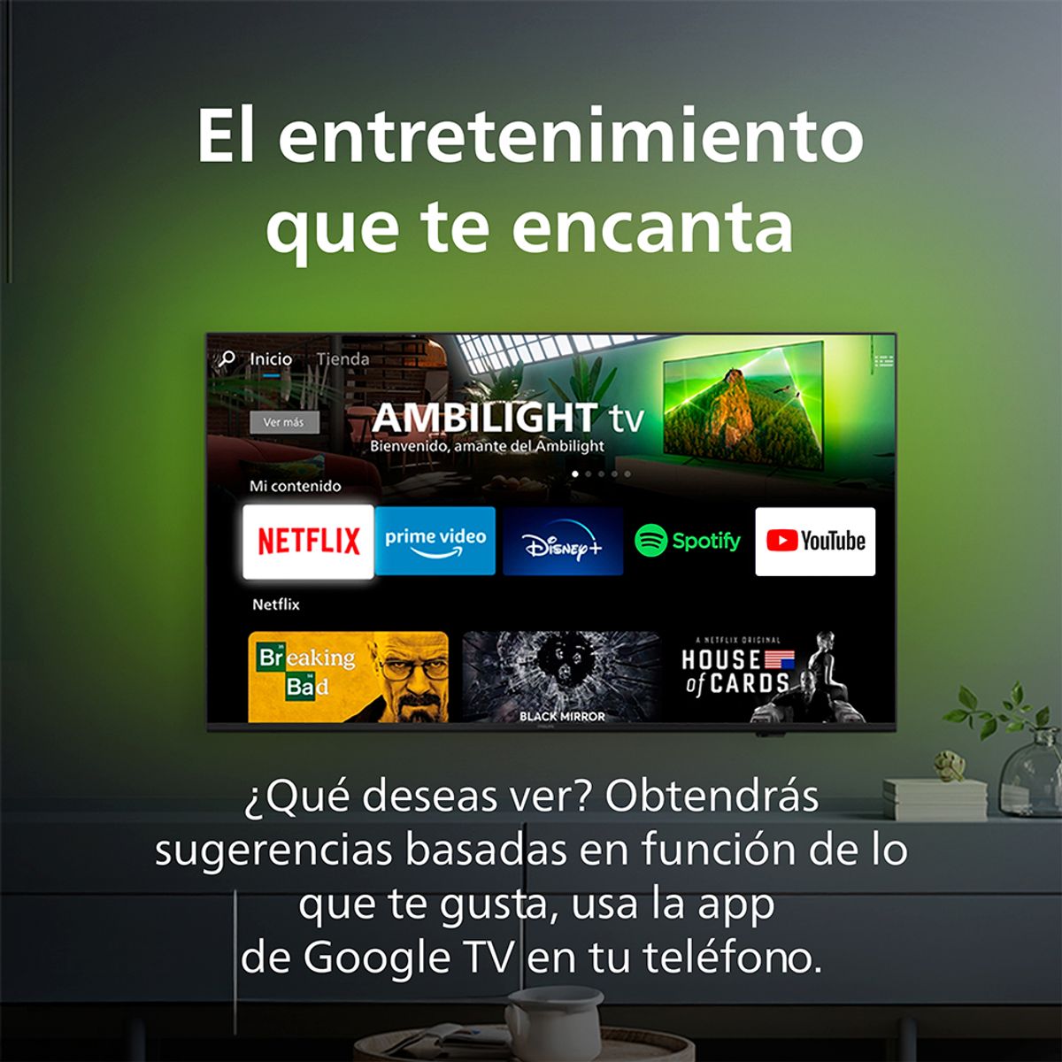 PHILIPS - Ambilight TV 50 Philips LED 4K UHD 50PUD7908