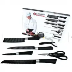 ANGELES DEL HOGAR - SET DE CUCHILLOS 6 PIEZAS CON MANGO ERGONOMICO