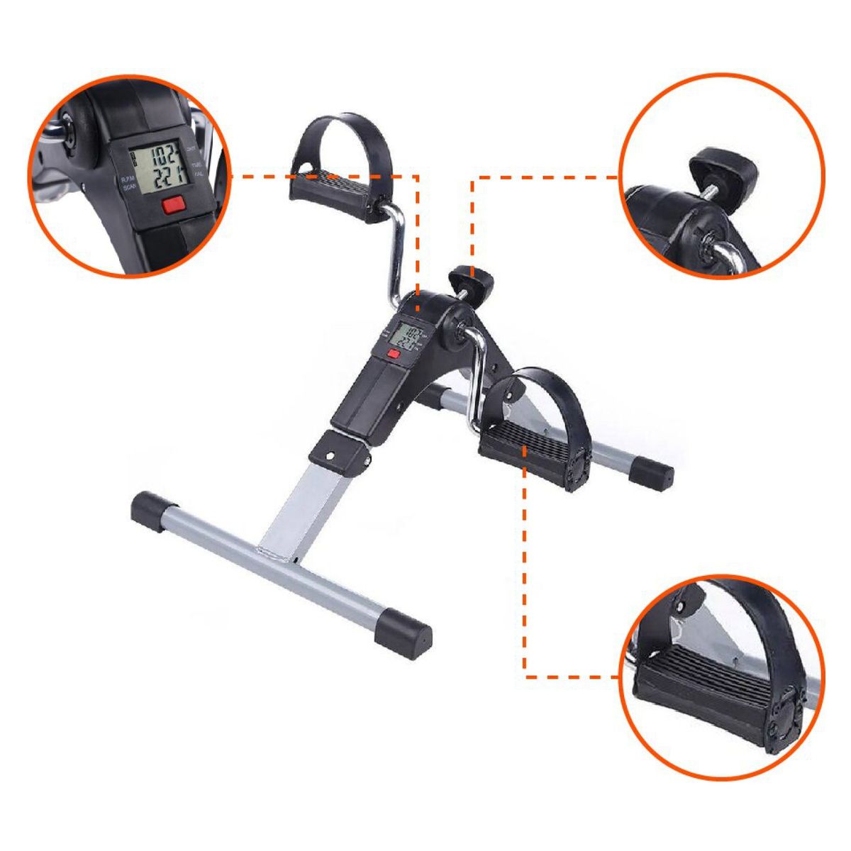 GENERICO - Bicicleta Estática Pedalera Fitness