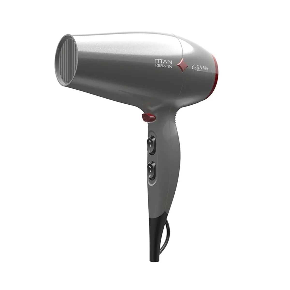 GAMA - SECADOR DE PELO TITAN KERATIN GRIS