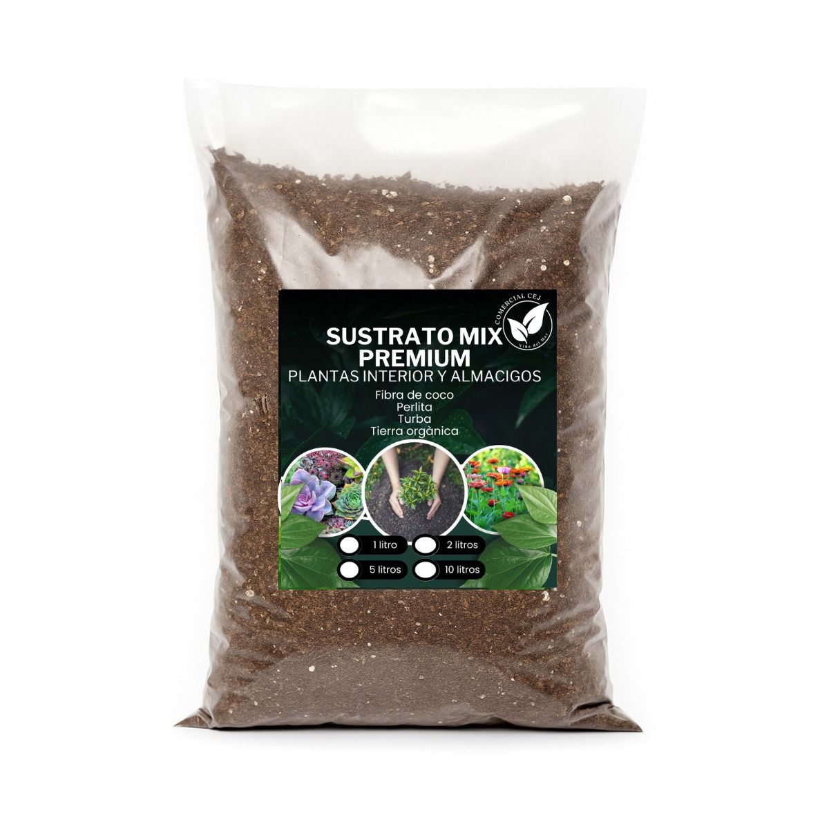 GENERICO - Sustrato Tierra Mix Plantas De Interior y Exterior 20 Litros
