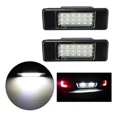 GENERICO - Luz Led Matricula PPU Peugeot 207 1007 307 308 3008 406 407 607
