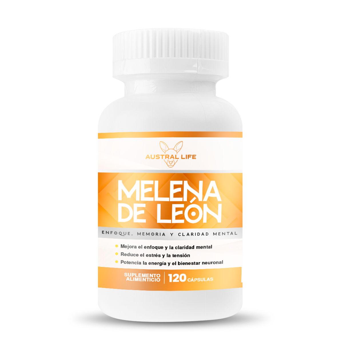 GENERICO - Melena de Leon 1000mg– 120 Cápsulas-Austral Life