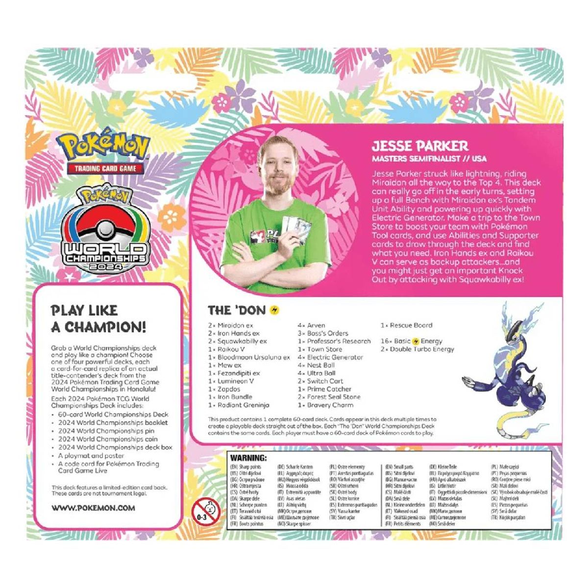 POKEMON - Pokemon TCG: World Championship Decks, The Don