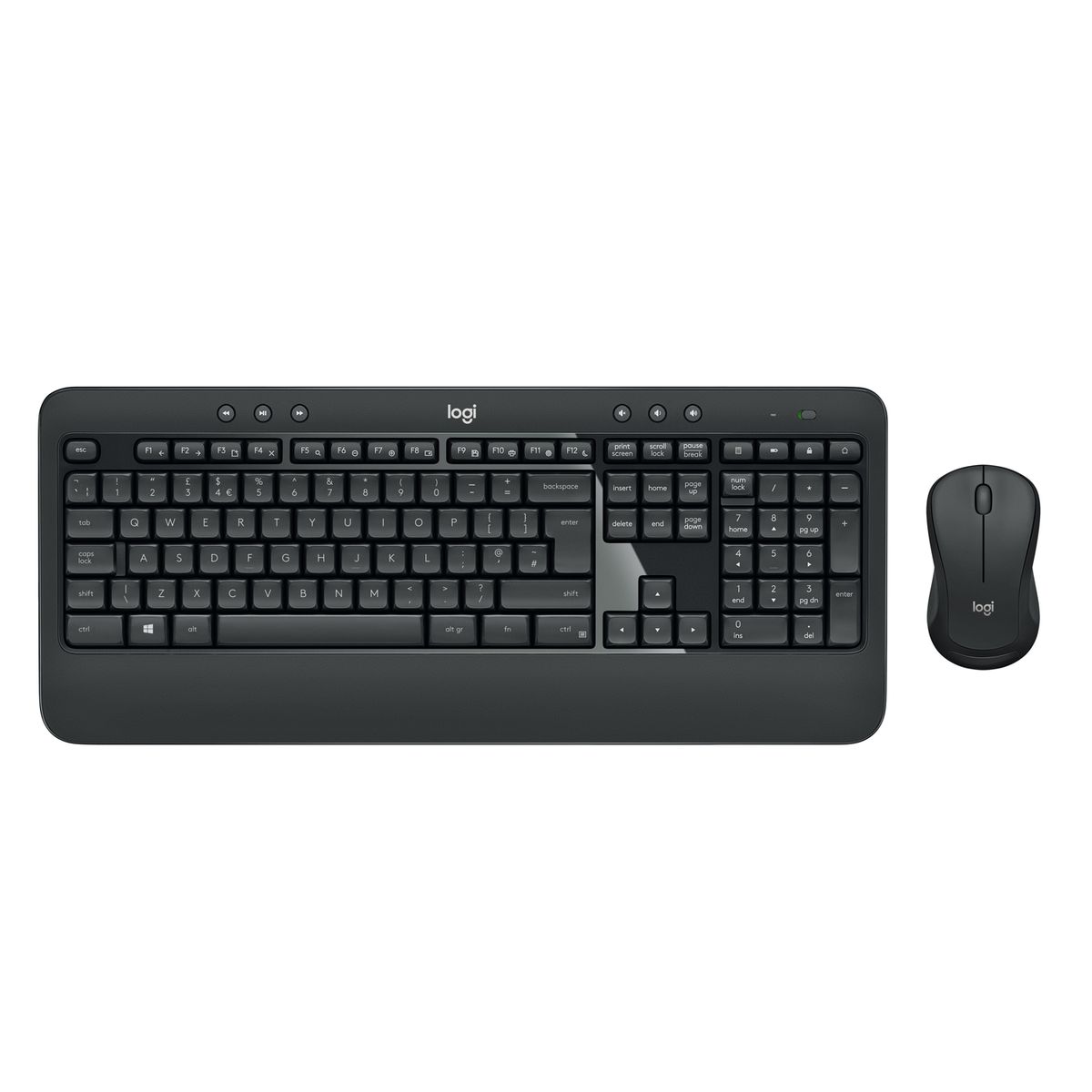 LOGITECH - Kit de teclado y mouse Logitech MK540 Español negro