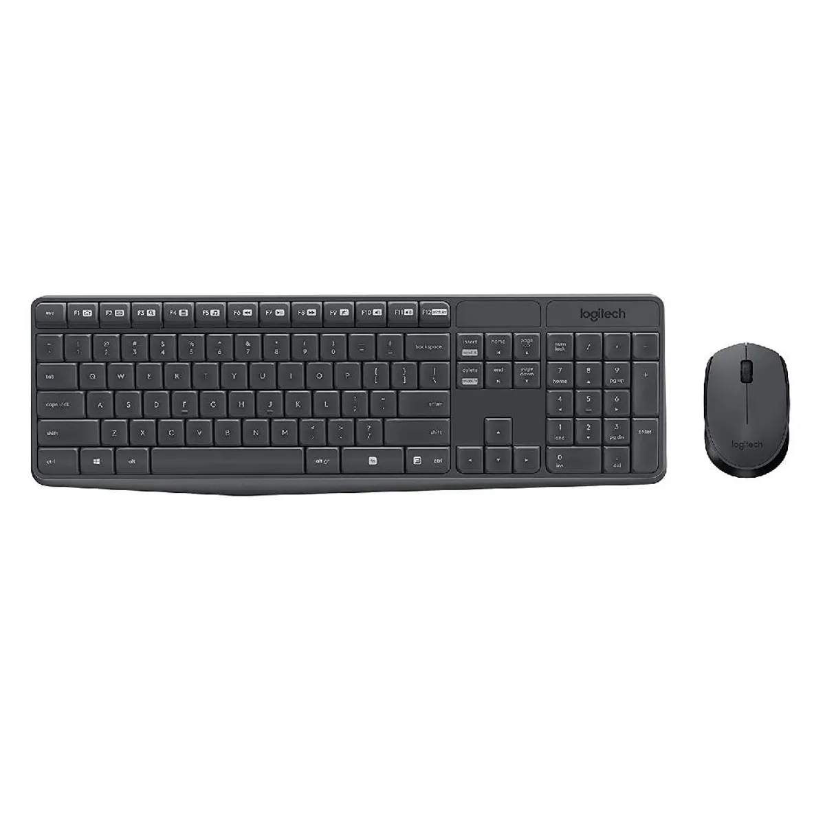 LOGITECH - Teclado y Mouse Logitech MK235 Negro Antiderrame