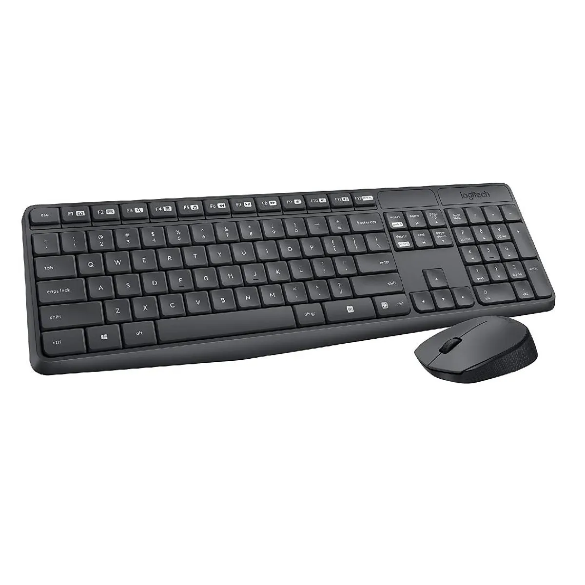 LOGITECH - Teclado y Mouse Logitech MK235 Negro Antiderrame
