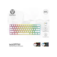 FANTECH - Teclado Gamer MAXFIT 61 MK857 Space SW Red Español