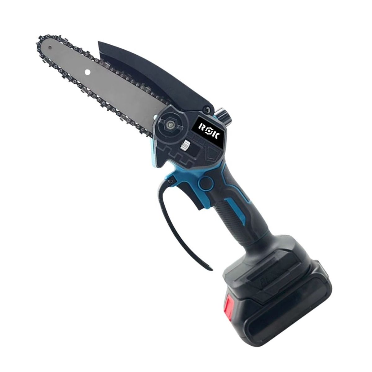 NOVYSTOR - Motosierra ROK Inalámbrica 6″ 48V Portátil con Baterías