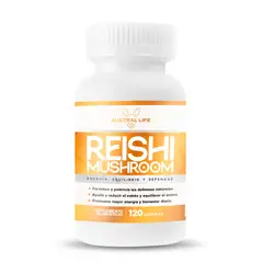 AUSTRAL LIFE - Reishi Mushroom 1000mg – 120 Cápsulas-Austral Life