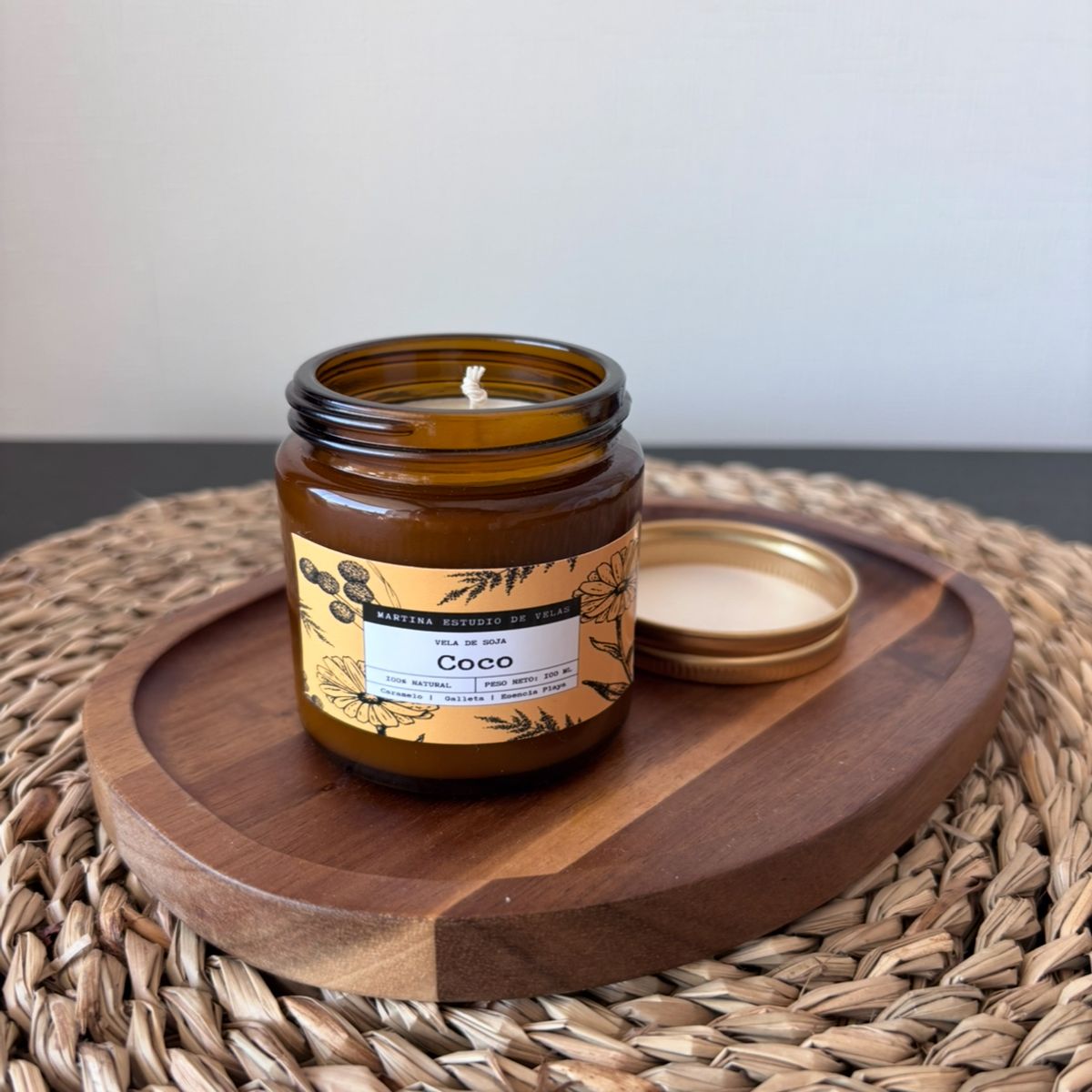 GENERICO - Vela Aromática Soja Coco 100ml