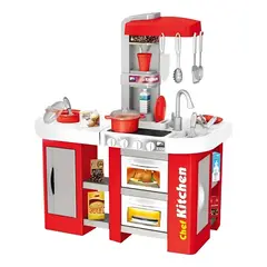 GENERICO - Cocina De Juguete Luces Y Sonido Multifuncional Rojo