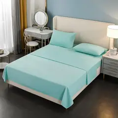 GENERICO - Juego De Sábana 200 Hilos 2 Plazas 4 Piezas Variedad Colores