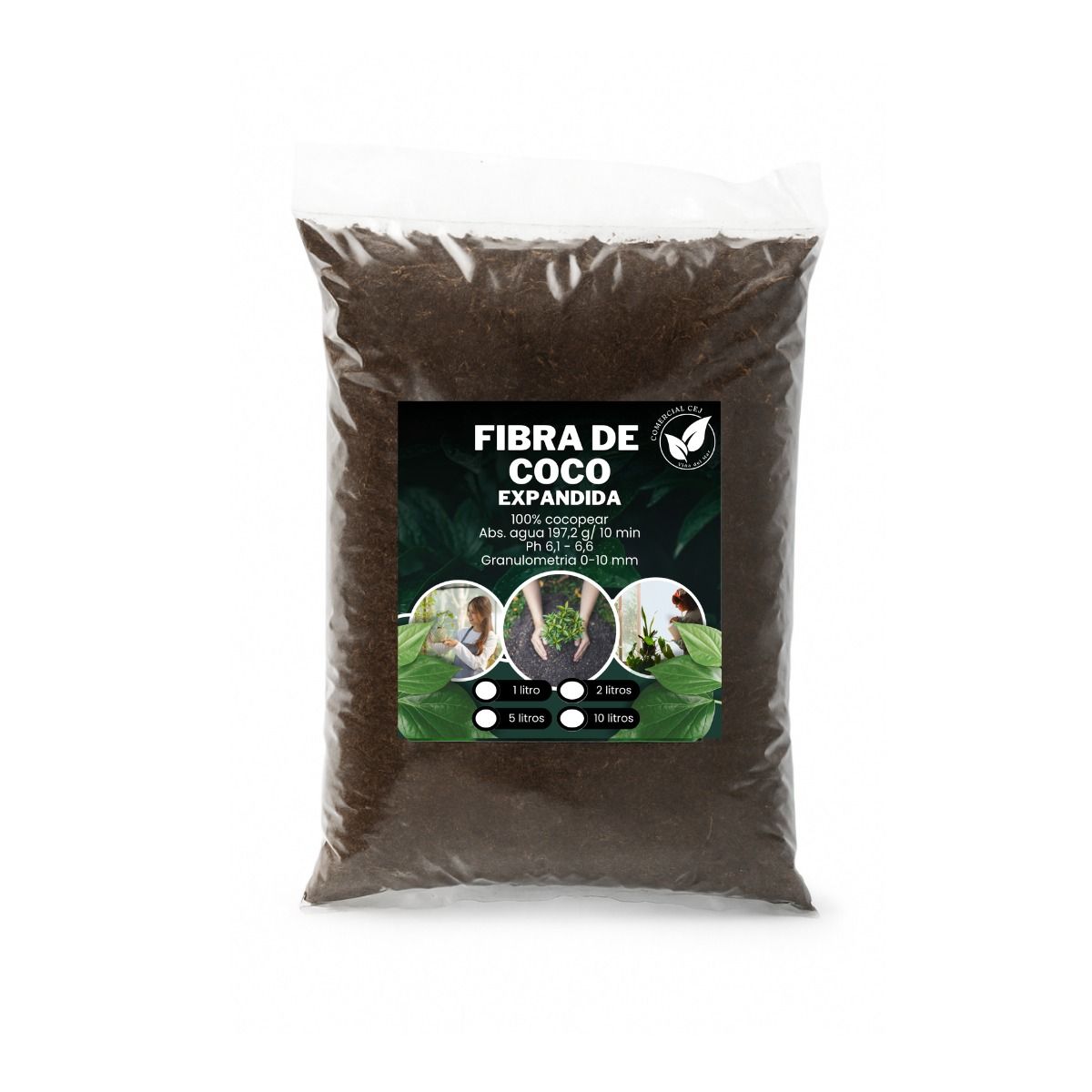 GENERICO - Fibra De Coco Expandida 5 Litros