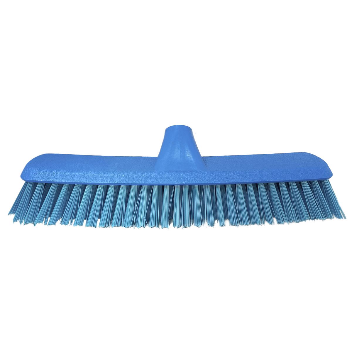 GENERICO - Repuesto Escobillón Tipo Municipal Azul Cerdas Finas 4 CM
