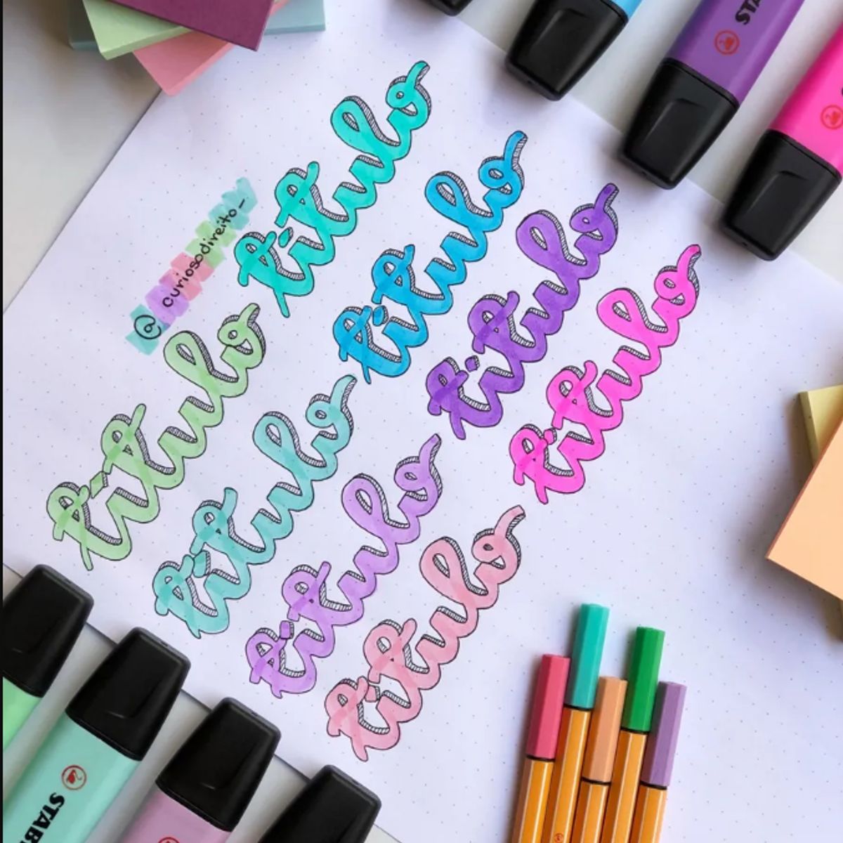 STABILO - Set 15 Destacadores Stabilo Boss Pastel + Deskset