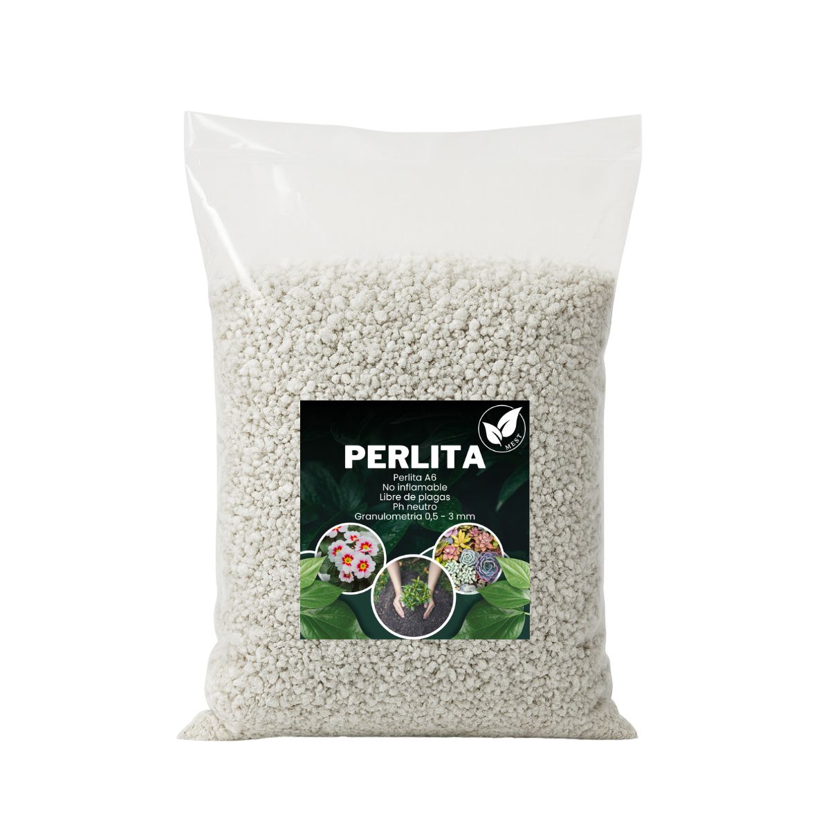 GENERICO - Perlita 5 Litros Mejorador De Suelo