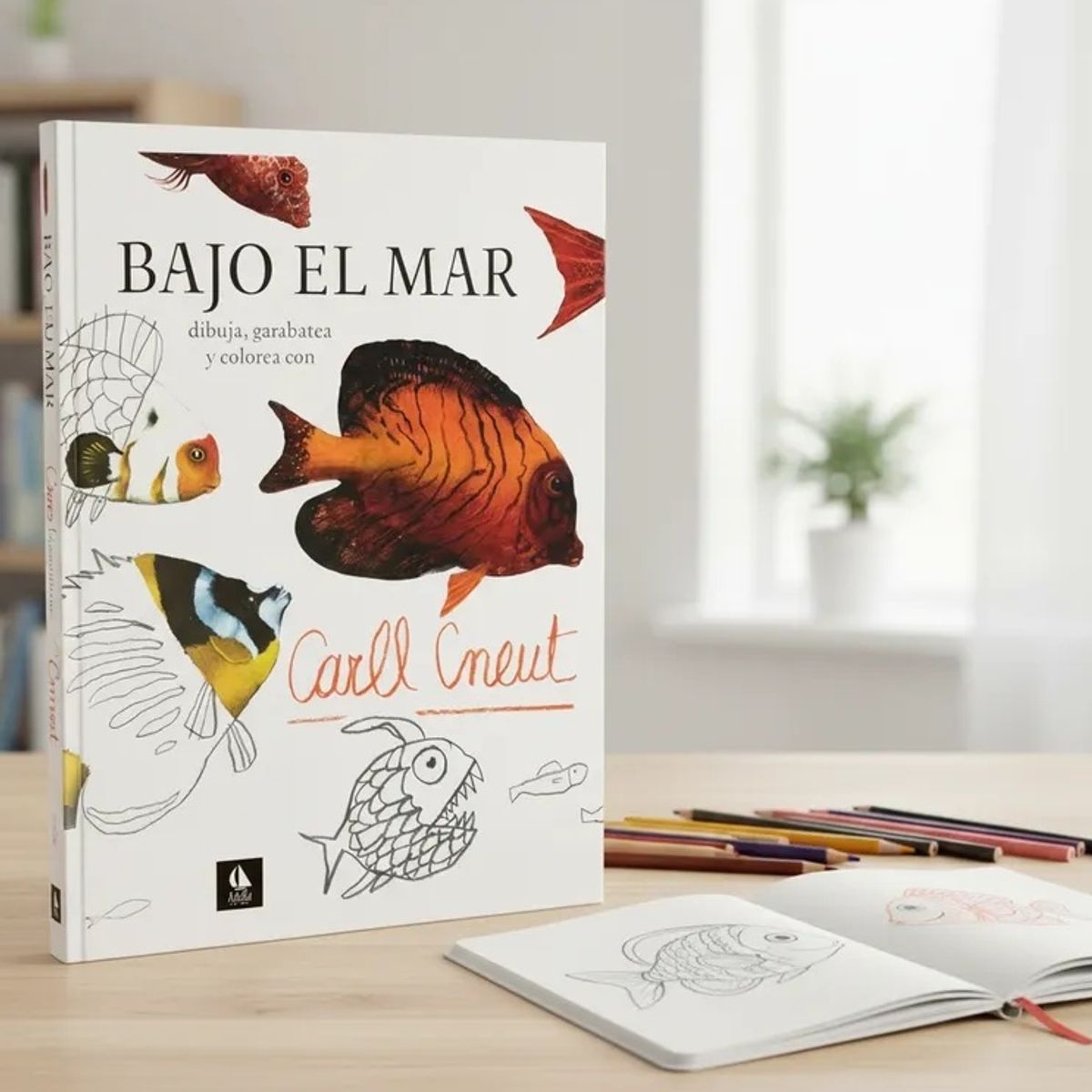 EDITORIAL BIBLOK - Bajo el mar. Dibuja, garabatea y colorea