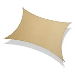 GENERICO - Toldo Vela Sombreadora Malla Sombra 4x4 Rectangular Impermea