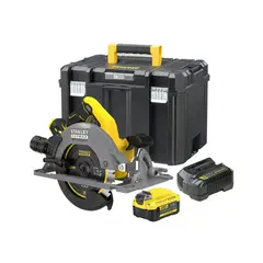STANLEY - Sierra Circular 7-1/4 20v +Bat 4ah+Carg y Maleta SBC551M1T-B2