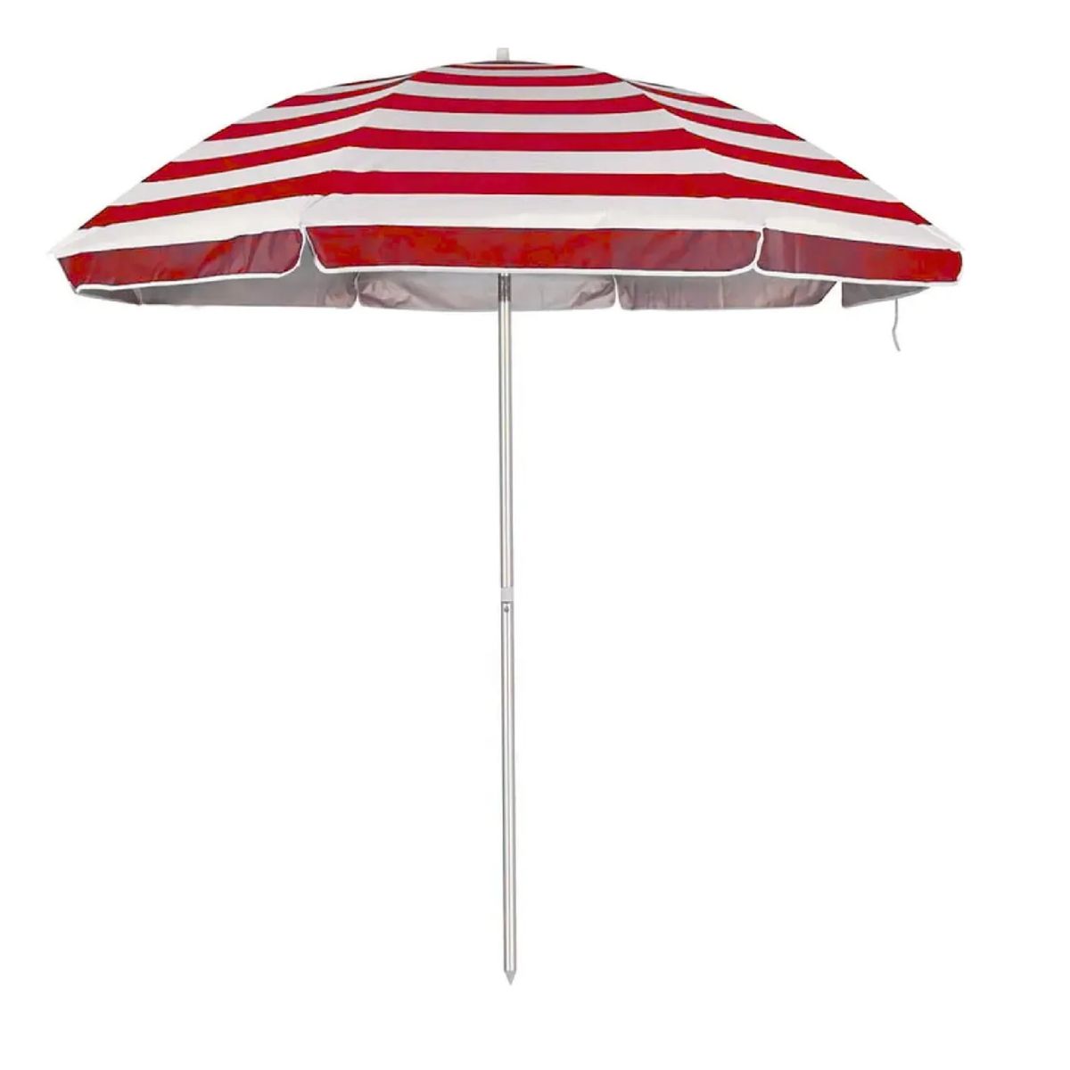 GENERICO - Quitasol Grande Para Playa A Raya Plegable Con Proteccion Uv