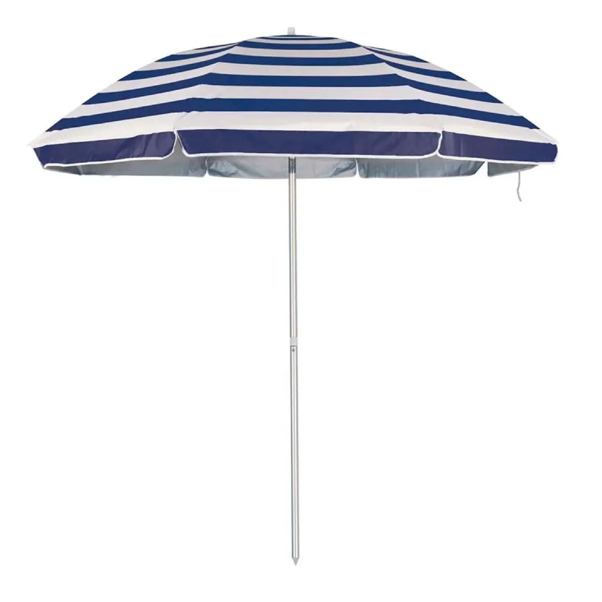 GENERICO - Quitasol Grande Para Playa A Raya Plegable Con Proteccion Uv