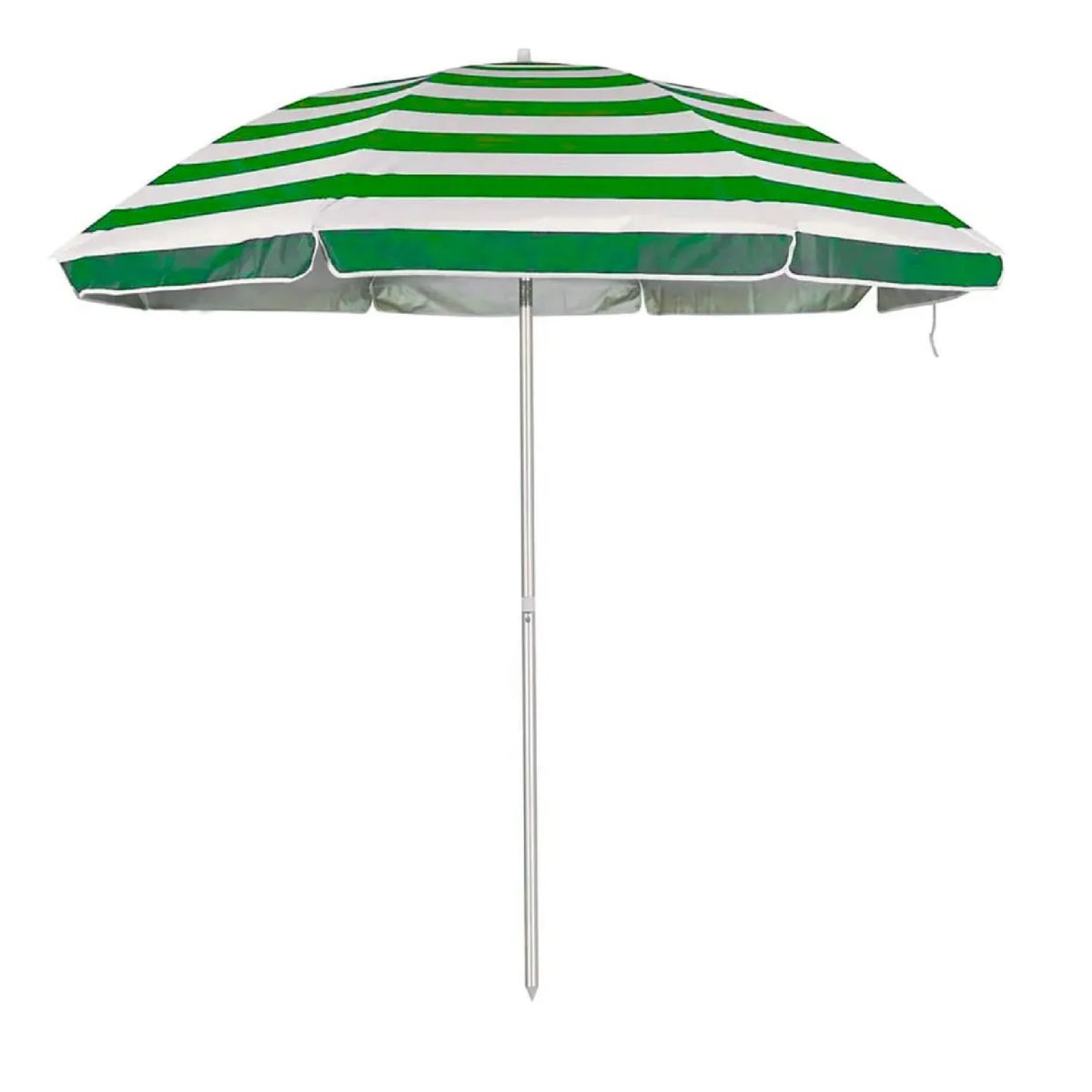 GENERICO - Quitasol Grande Para Playa A Raya Plegable Con Proteccion Uv