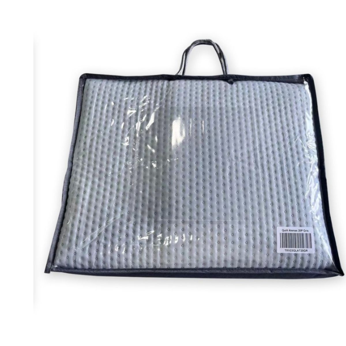 ILLUSIONS - Quilt Atenas Super King Idetex Cubrecama Gris