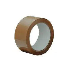 GENERICO - Cinta de Embalaje Café Silenciosa 48mm*100m - Pack Mayorista - 1 ud