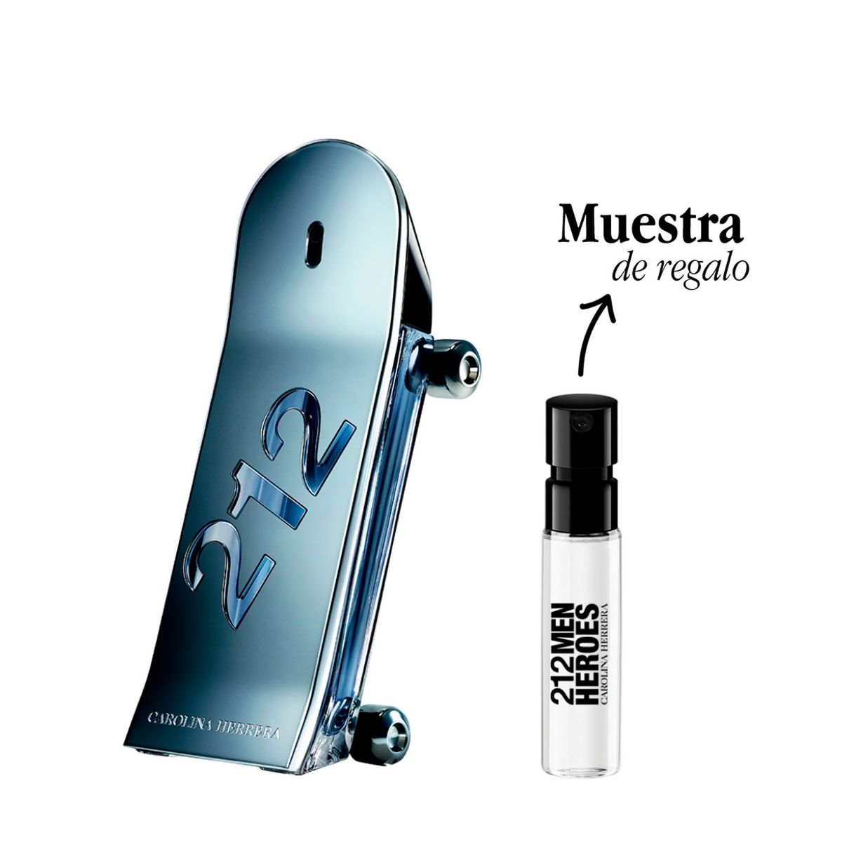 CAROLINA HERRERA - Perfume Hombre 212 Héroes EDT 90ml