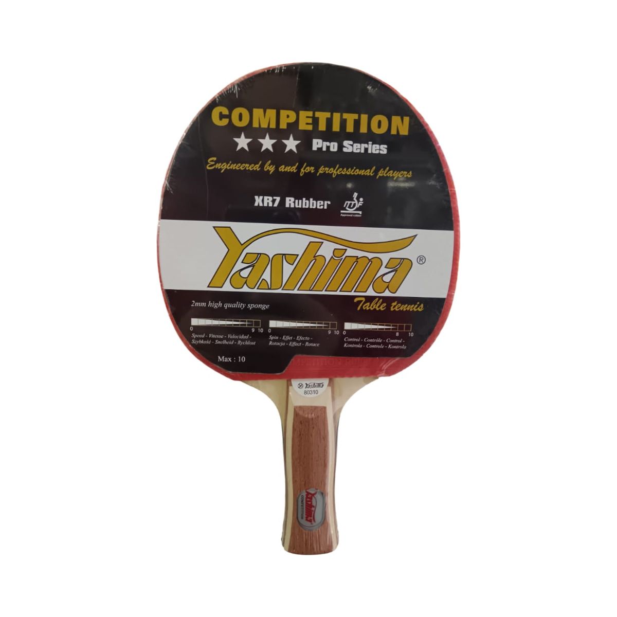 GENERICO - PALETA DE PING PONG YASHIMA 80310 PRO SERIES