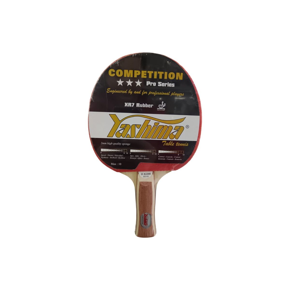GENERICO - PALETA DE PING PONG YASHIMA 80310 PRO SERIES