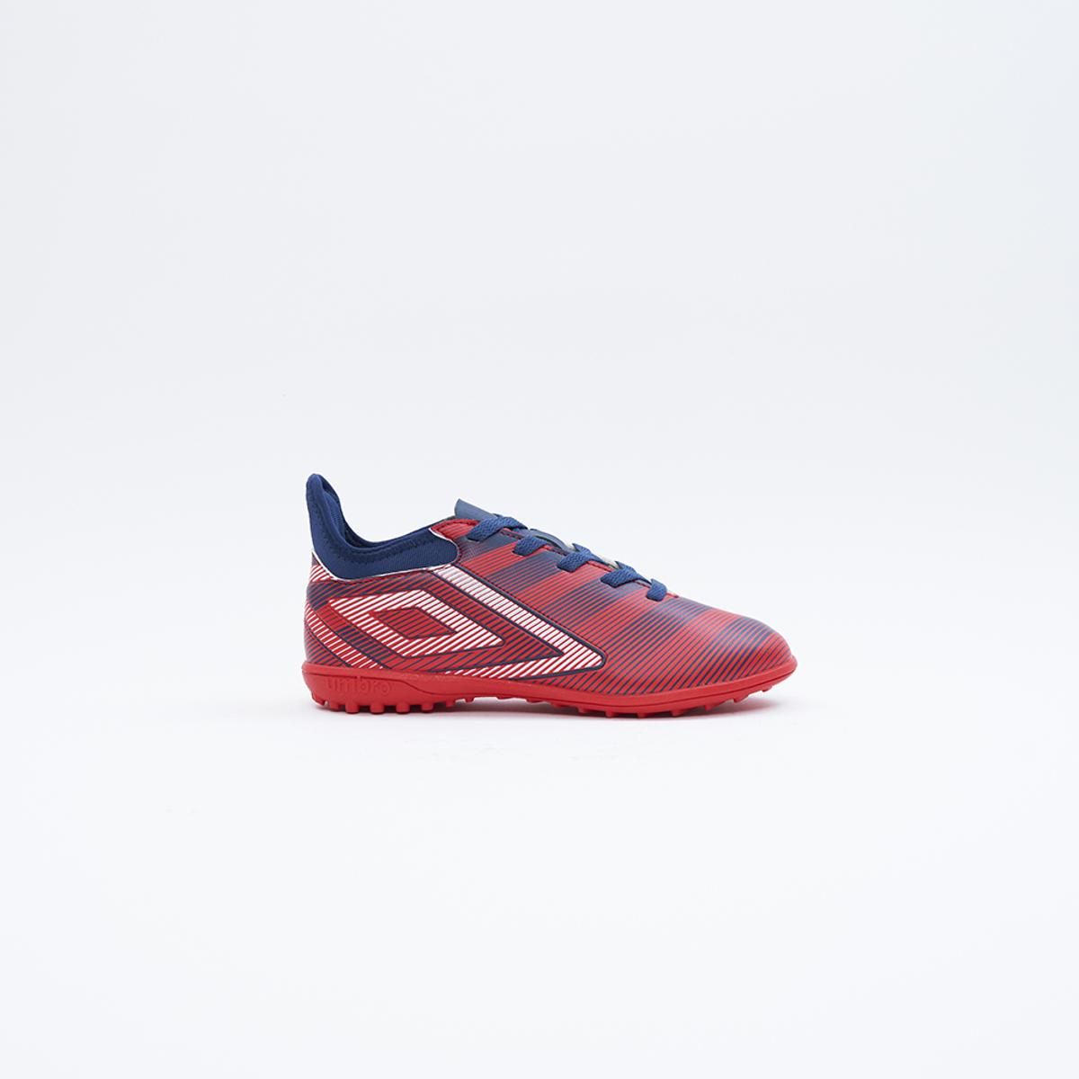 UMBRO - Zapatilla Baby Fútbol Umbro Veloce LT III TF Niños Rojo