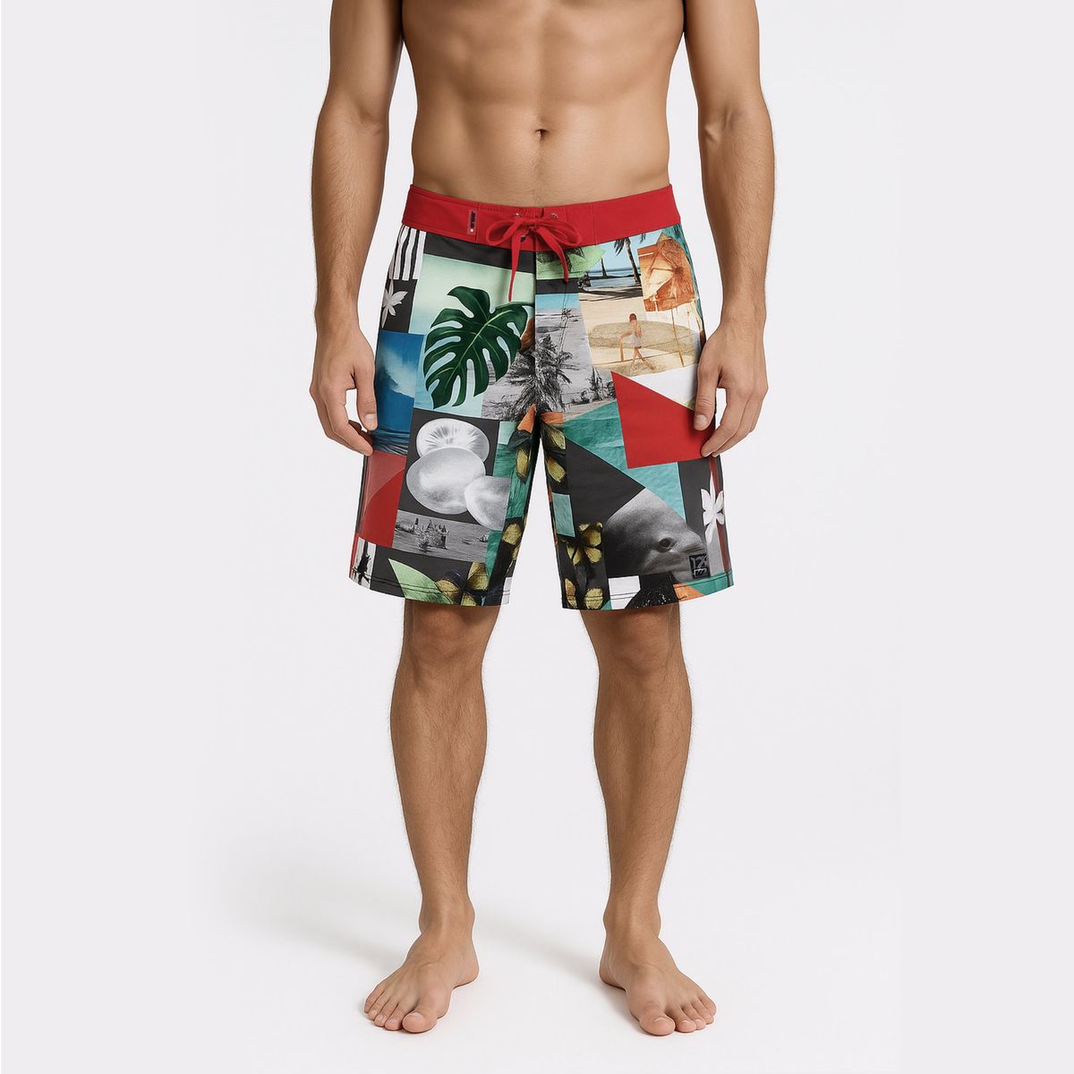 FALCONE - Traje De Baño Estampado Tropical