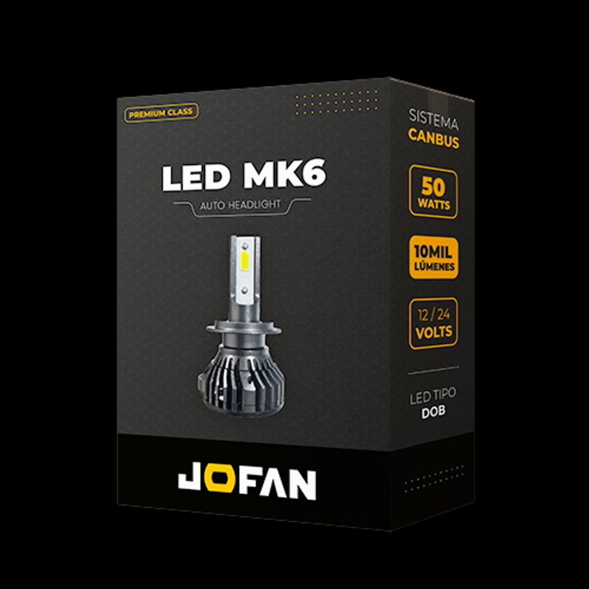GENERICO - KIT LED JOFAN MK6 881 DC9-24V 10000 LM 50W LED DOB SISTEMA CANBUS