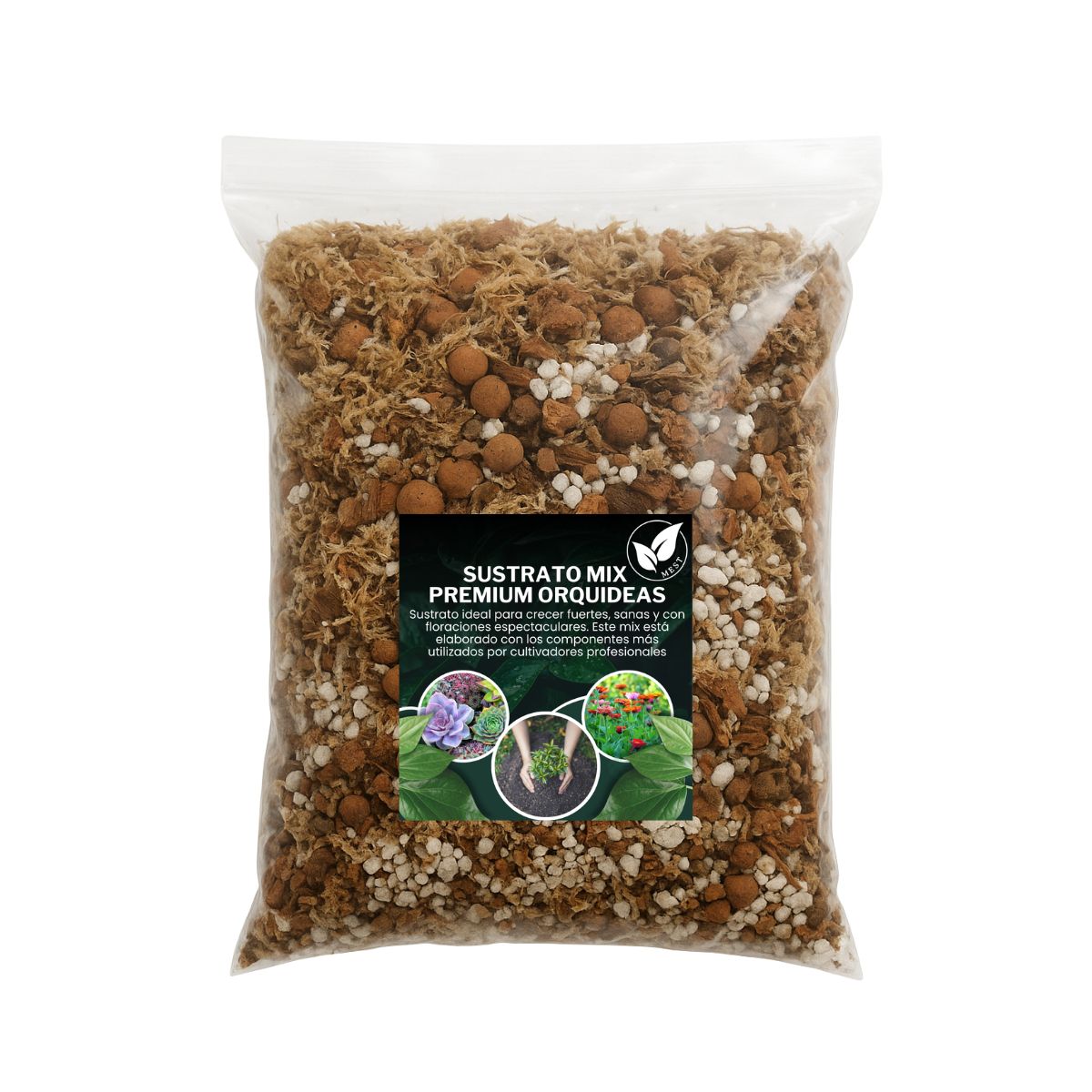 GENERICO - Sustrato Para Orquídeas Premium Mix 5 Litros