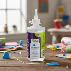 ADIX - Pegamento Líquido 250 ml Silicona Transparente Fuerte Transparente