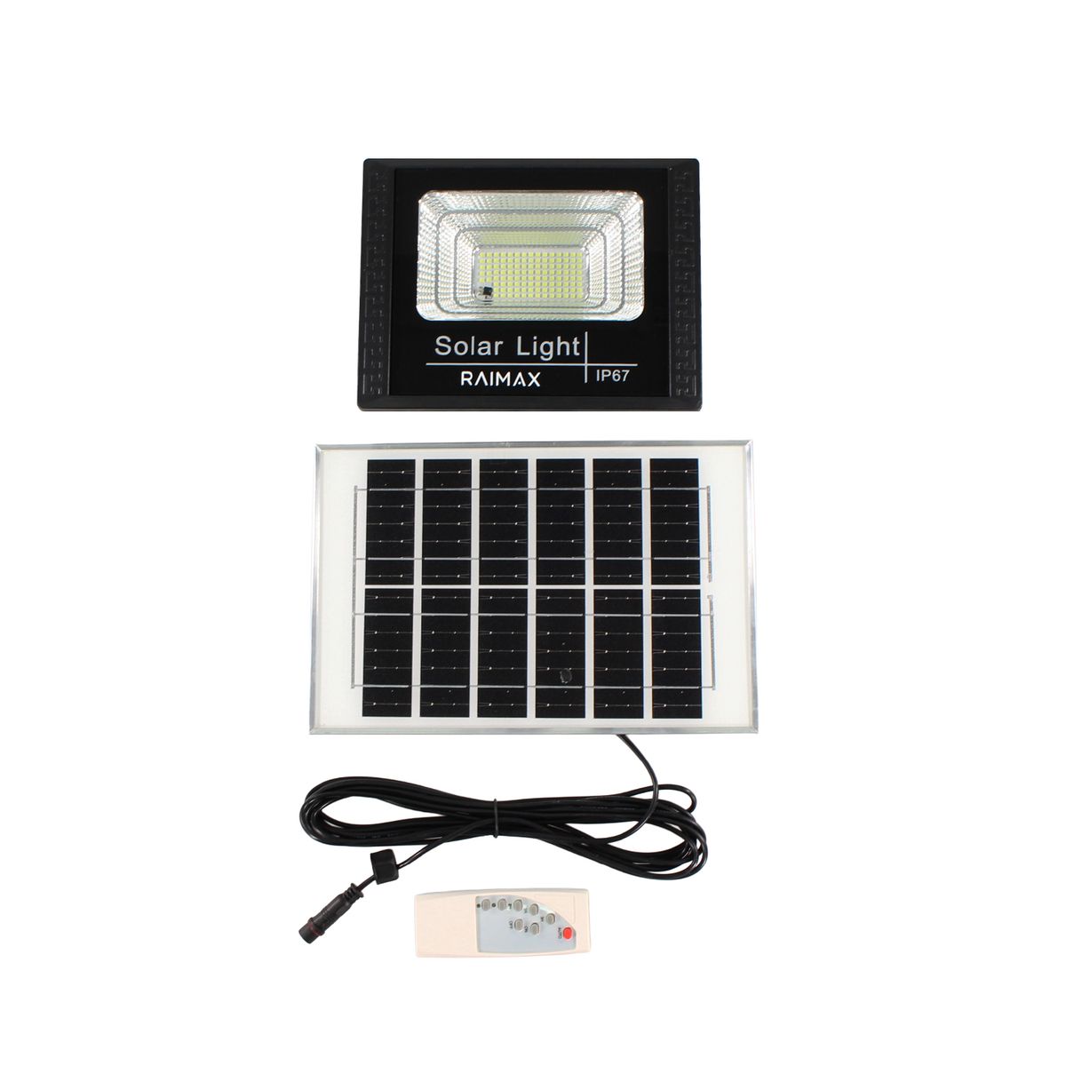 GENERICO - Reflector solar 200W LED IP67 Sensor y Control RM0009 Raimax