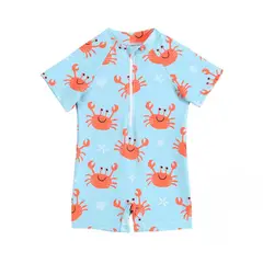 SENSIBLUE - Traje de Baño Niño Modelo Cangrejo con Protección Solar UV -