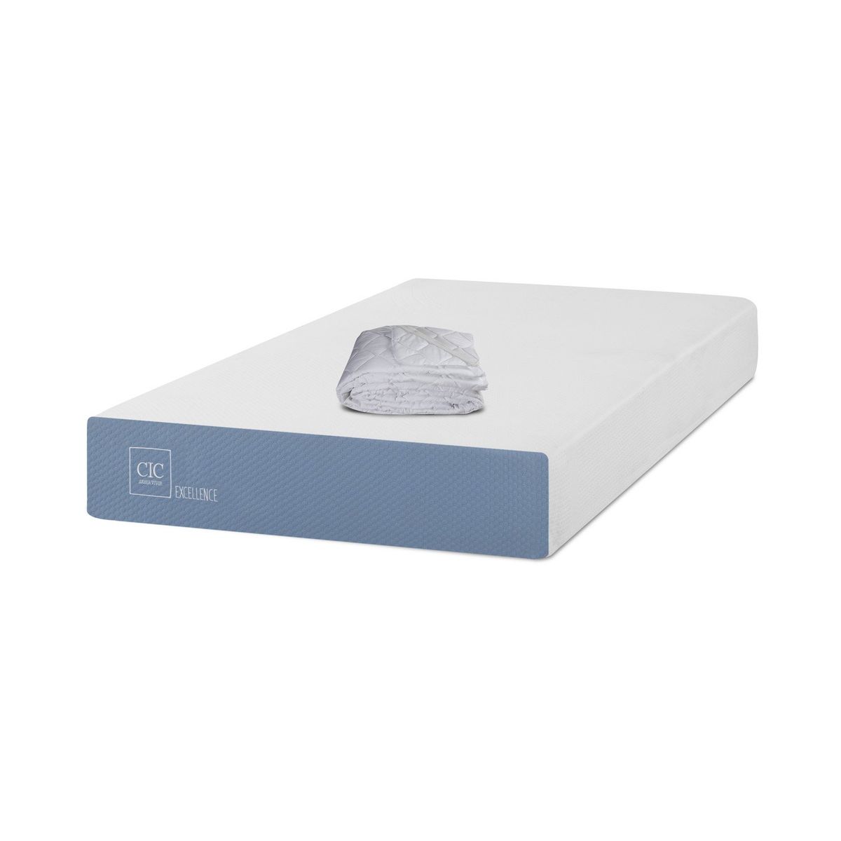CIC - Colchón Excellence 1.5 Plazas X 1.90Mt + Cubre Colchón Cic